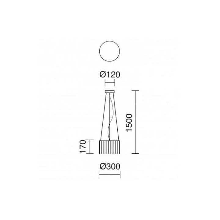 EXO VORADA Lampa wisząca LED