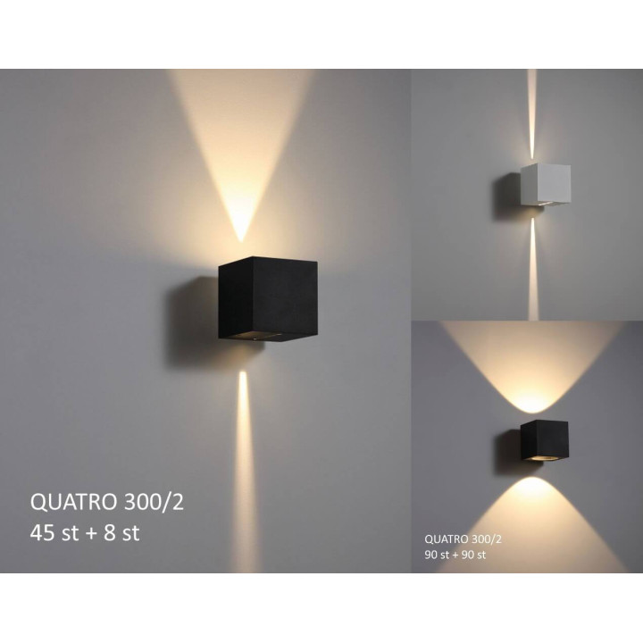 ELKIM QUATRO 300/2 Lampa zewnętrzna IP65 LED g&oacute;ra/d&oacute;ł