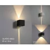 ELKIM QUATRO 300/2 Lampa zewnętrzna IP65 LED góra/dół