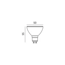 Bulb LED GU10 6W warm white