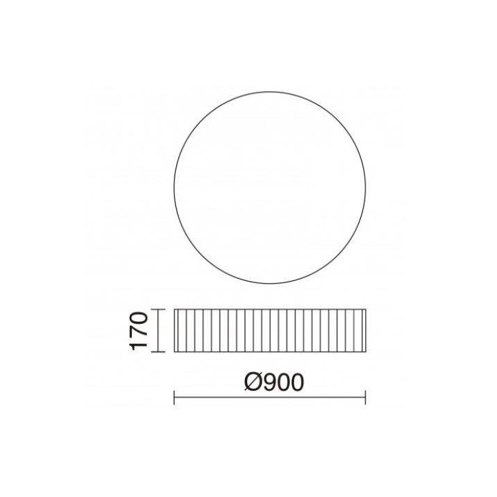 EXO VORADA LED ceiling lamp