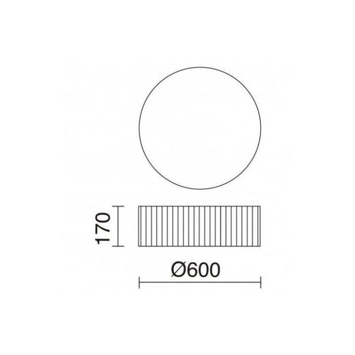 EXO VORADA LED ceiling lamp