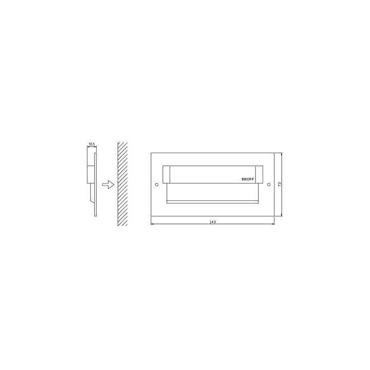 Oprawa SKOFF LED TANGO MAX aluminium, biały