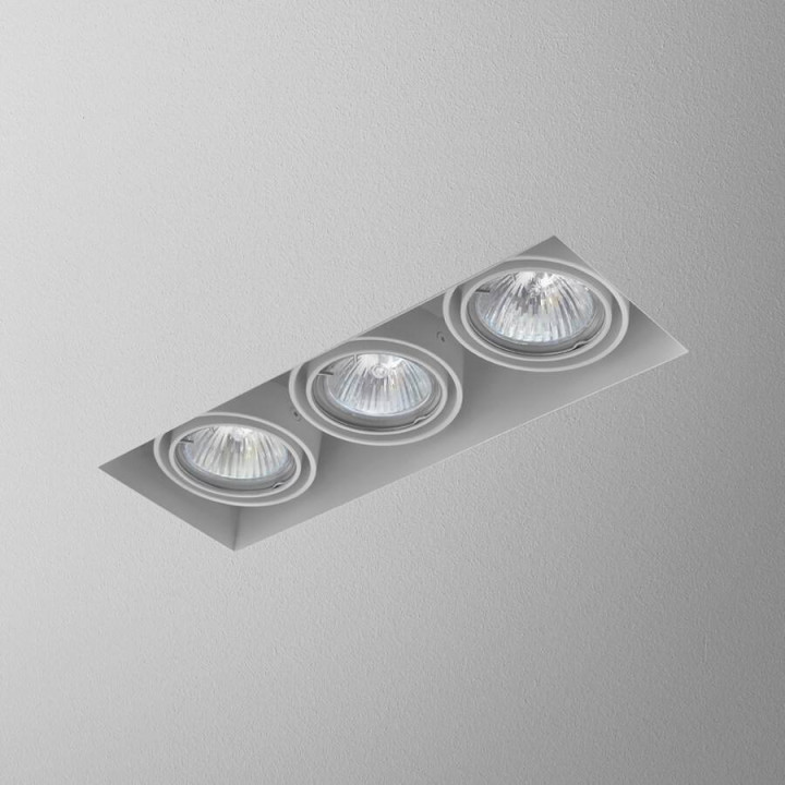 AQUAFORM SQUARES 50x3 trimless 230V recessed 37013