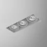 AQUAFORM SQUARES 50x3 trimless 230V recessed 37013