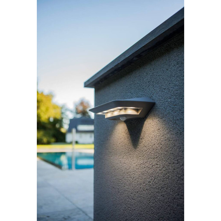 LUTEC GHOST SOLAR Wall IR Solar Integrated Panel PIR Sensor