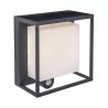 LUTEC CURTIS Outdoor, solar wall lamp with motion sensor