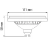 Bulb LED ES111 GU10 230V 15W 3000K, 4000K