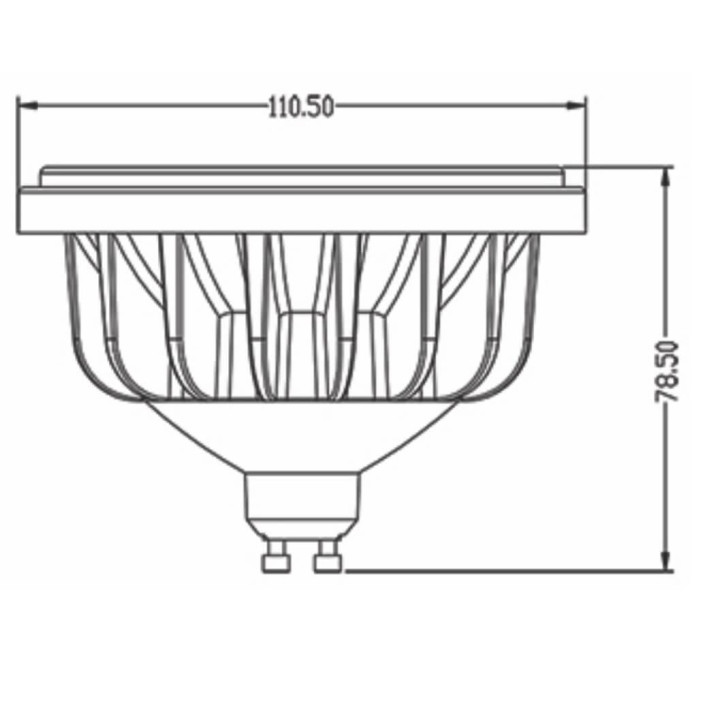 Żar&oacute;wka LED ES111 GU10 230V 18W 3000K