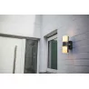 LUTEC CYRA LED outdoor wall lamp with motion sensor