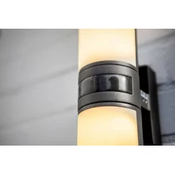 LUTEC CYRA LED outdoor wall lamp with motion sensor