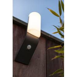 LUTEC BATI Outdoor wall lamp with motion sensor
