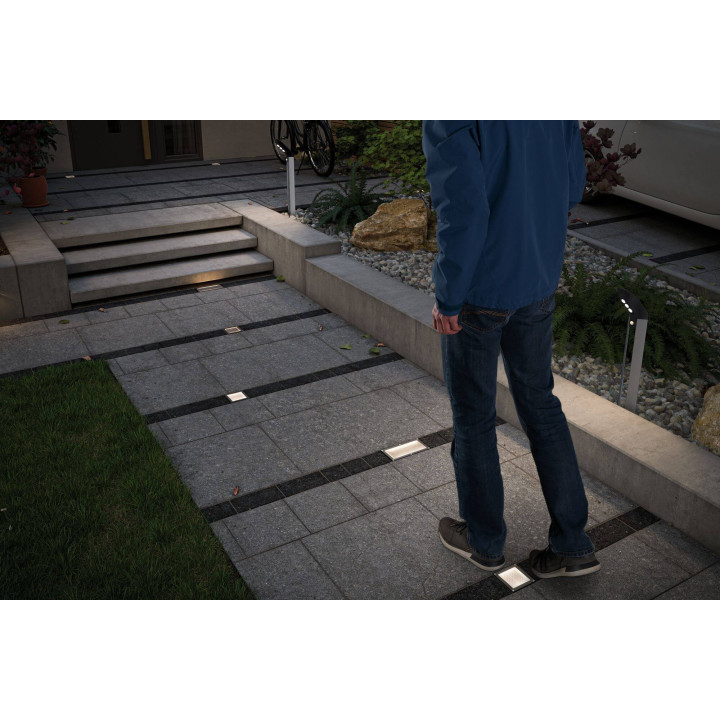 Paulmann Floor recessed light set solar ARON sensor 20x10cm