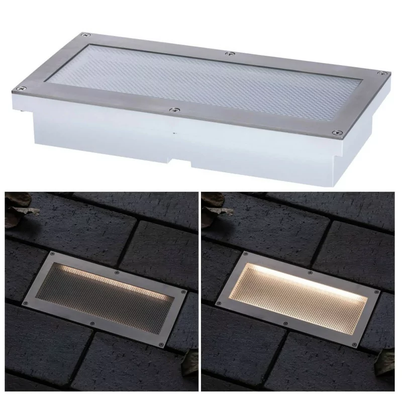 Paulmann Floor recessed light set solar ARON sensor 20x10cm