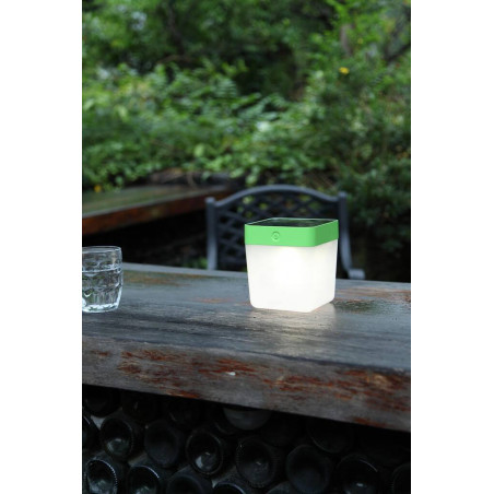 LUTEC TABLE CUBE Outdoor solar lamp