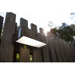LUTEC BRICK Outdoor wall lamp with motion sensor