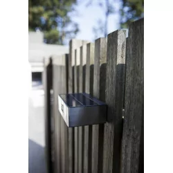 LUTEC BRICK Outdoor wall lamp with motion sensor