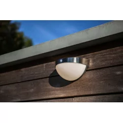 LUTEC BUBBLE Outdoor wall lamp with motion sensor