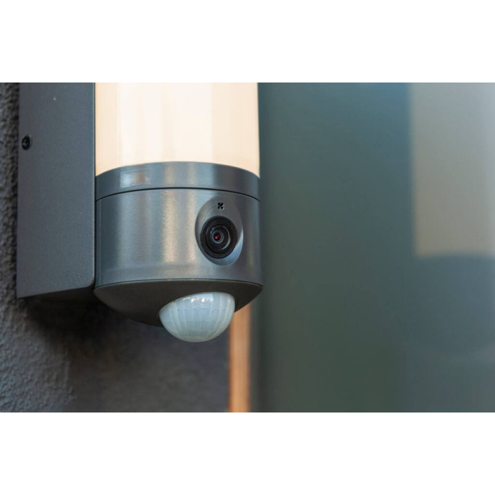 LUTEC POLLUX Outdoor wall lamp with motion sensor
