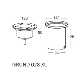 Exterior LED Lamp ELKIM GRUND 028XL