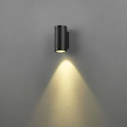 Outdoor wall light ELKIM WALLY 215/1 GU10 IP65 black