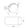 Lamp LED ELKIM LSL004 staircase lamp