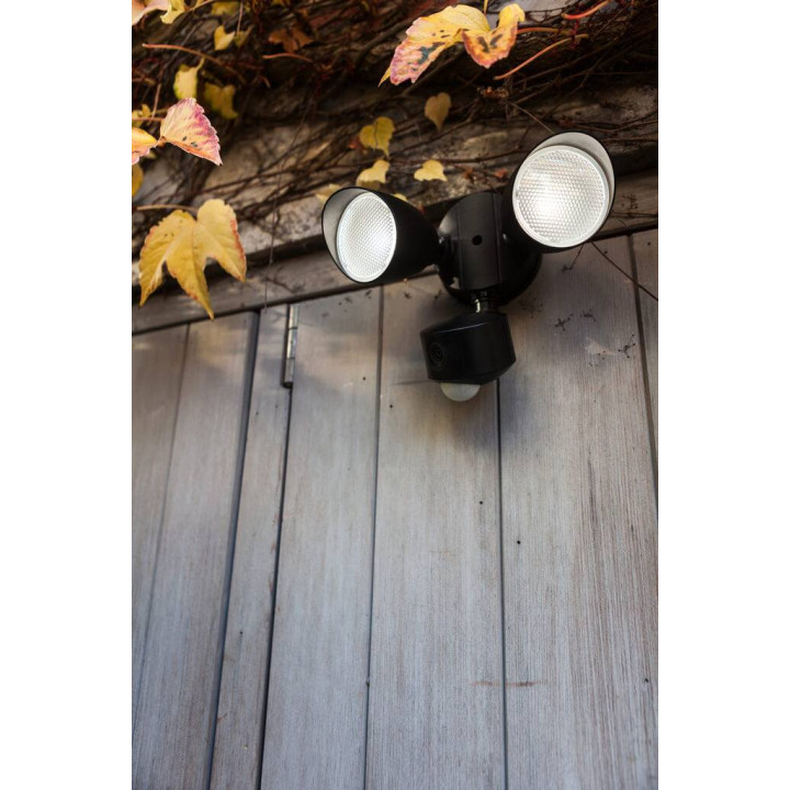 LUTEC DRACO Outdoor wall lamp with motion sensor