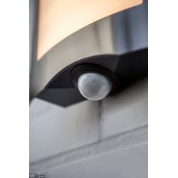 LUTEC FARELL Outdoor wall lamp with motion sensor