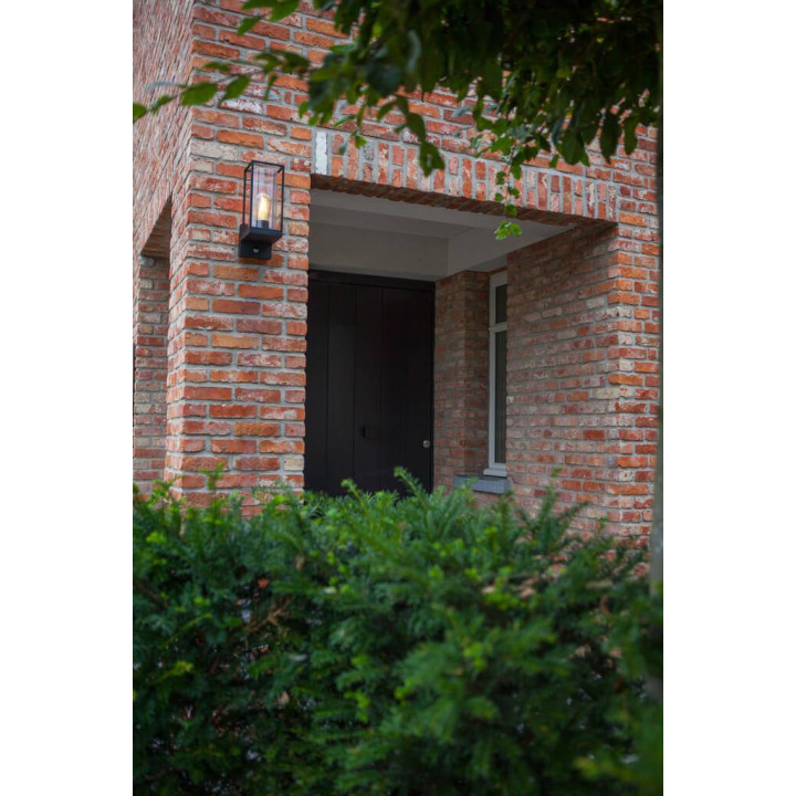 Lutec FLAIR is an outdoor lamp with a motion sensor, black