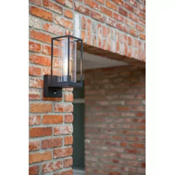 Lutec FLAIR is an outdoor lamp with a motion sensor, black