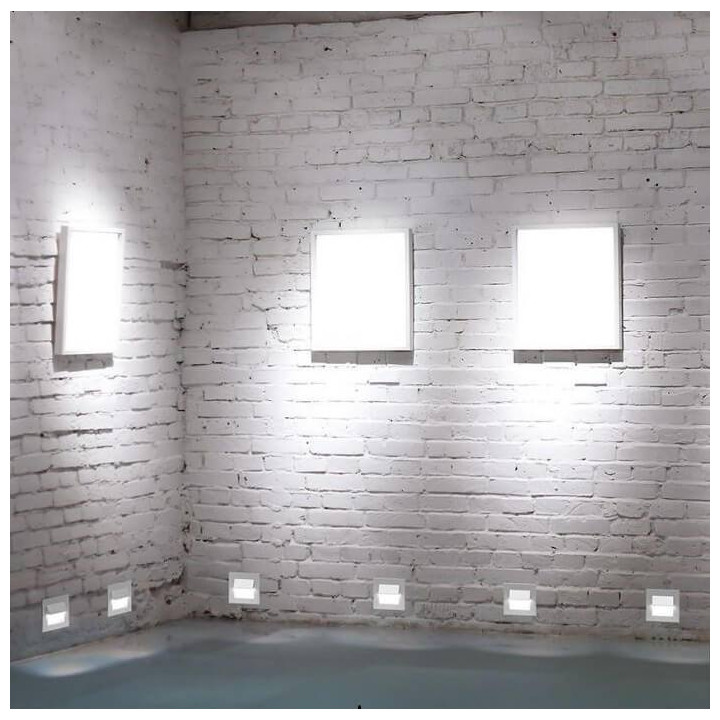 BRITOP LIVE kwadratowa oprawa schodowa LED 12V