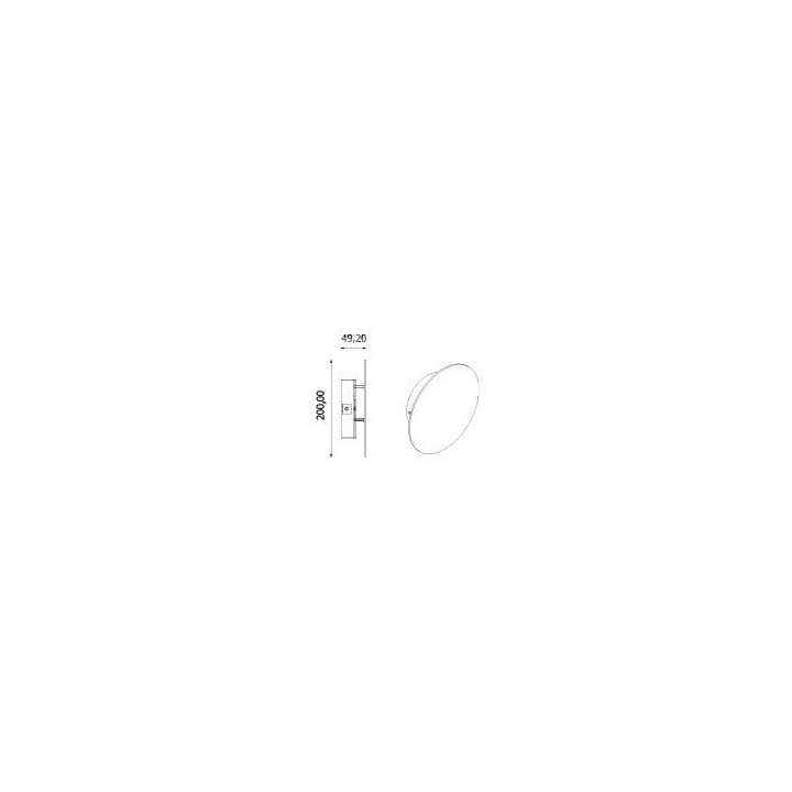 Cleoni Lakari LED wall lamp