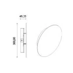 Cleoni Lakari LED wall lamp