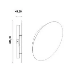 Cleoni Lakari LED wall lamp