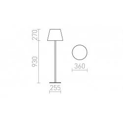 REDLUX Bosanova 120 outdoor lamp