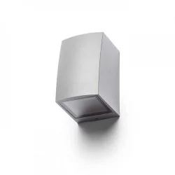 REDLUX outdoor wall lamp Selma white, anthracite, silver-gray