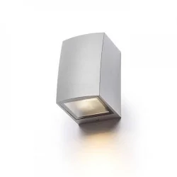 REDLUX outdoor wall lamp Selma white, anthracite, silver-gray