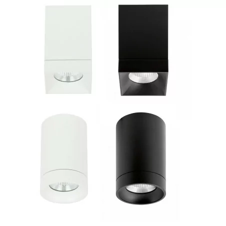 OXYLED BASARO LED 8,9W ceiling lamp white black OXYLED BASARO LED 8,9W ceiling lamp white black