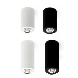 OXYLED SASARI L, XL 6W ceiling lamp white black