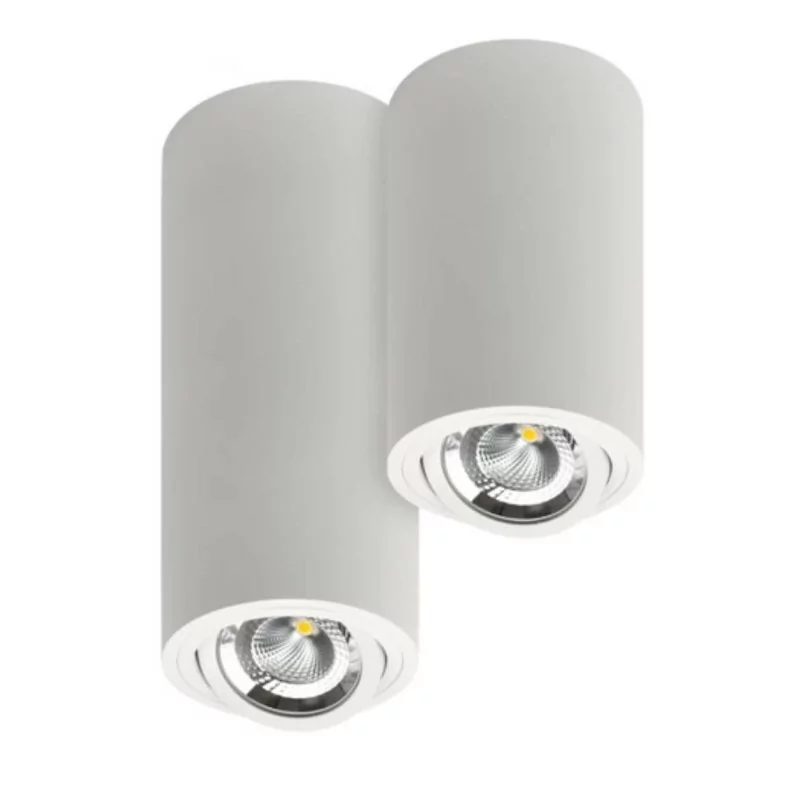OXYLED SASARI L, XL 6W ceiling lamp white black