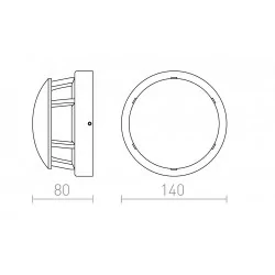 REDLUX Faros Outdoor LED wall lamp