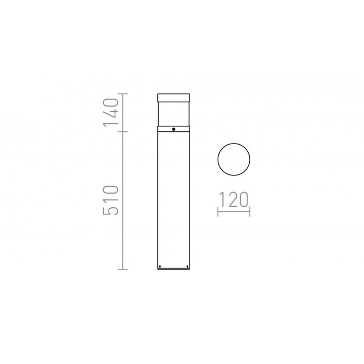 REDLUX Abax 65 Outdoor LED floor lamp