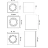 OXYLED SASARI GU10 ceiling lamp