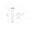 REDLUX Rina Outdoor LED floor lamp