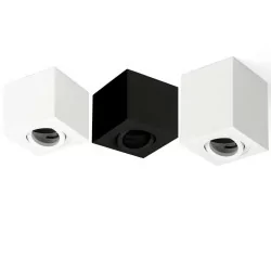 OXYLED SASARI GU10  kwadratowa oprawa natynkowa