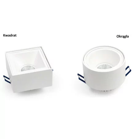 OXYLED VIVI SQ/RO podtynkowa oprawa LED