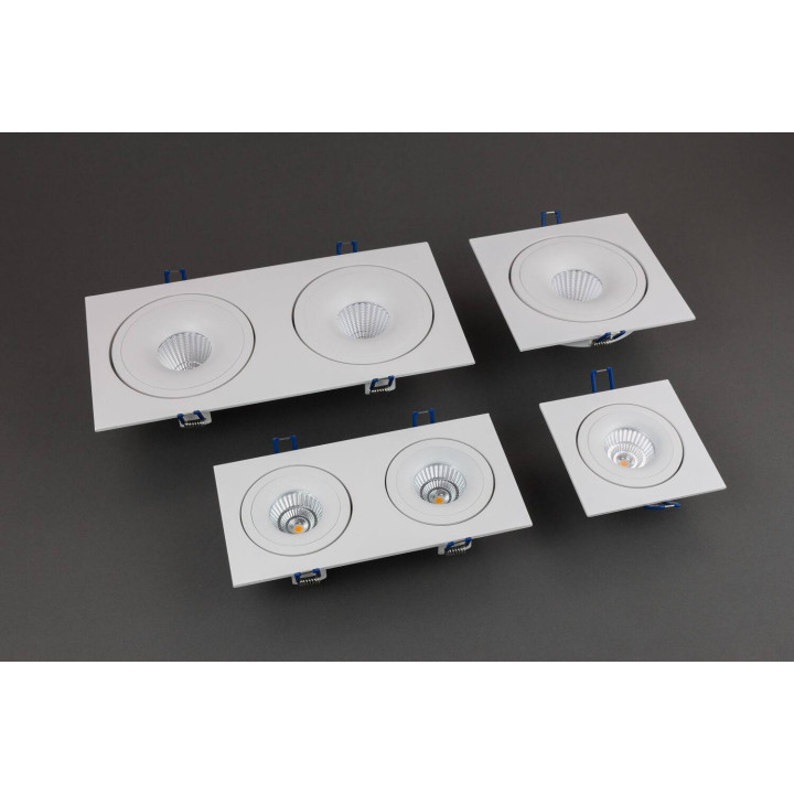 OXYLED STILLO SQ DUE podtynkowa 2x8W lub 2x15W