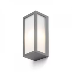 REDLUX Durant outdoor wall light anthracite, silver gray