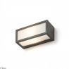 REDLUX Durant outdoor wall light anthracite, silver gray