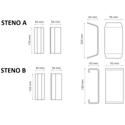 OXYLED STANO wall lamp LED